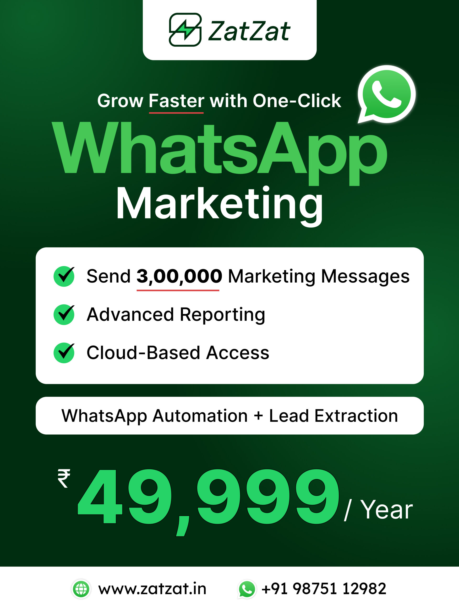Business Plan Year - Zatzat WhatsApp Marketing